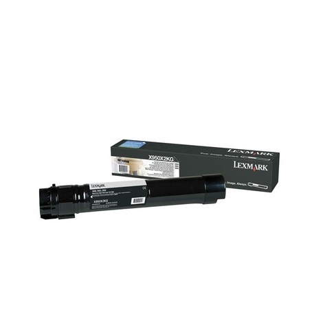 ORIGINAL Lexmark Toner noir X950X2KG ~32000 pages Haute capacité