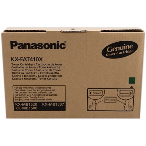 ORIGINAL Panasonic Toner noir KX-FAT410X ~2500 Pages