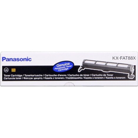 ORIGINAL Panasonic Toner noir KX-FAT88X ~2000 Pages
