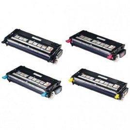 Pack de 4 Toners compatibles DELL 593-10170-71-72 -73 - 4x 8 000 pages