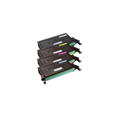 Pack de 4 Toners compatibles DELL 593-10368-69-70-71 - 5 500 + 3x 5 000 pages