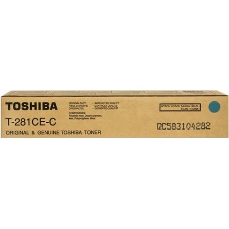 ORIGINAL Toshiba Toner cyan T-281-CEC 6AK00000046 ~10000 Pages