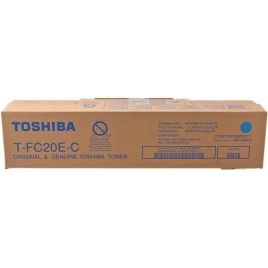 ORIGINAL Toshiba Toner cyan T-FC20EC 6AJ00000064 ~16800 Pages