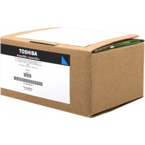 ORIGINAL Toshiba Toner cyan T-FC305PC-R 6B000000747 ~3000 PagesRetour ruban de cassette