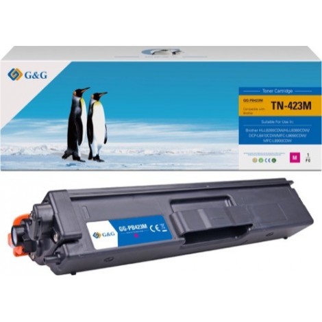 TN-423M Magenta, Toner compatible BROTHER - 4 000 pages