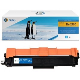 TN-247C Cyan, Toner compatible BROTHER - 2 300 pages