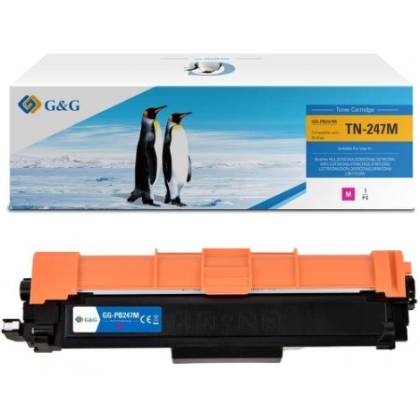 TN-247M Magenta, Toner compatible BROTHER - 2 300 pages