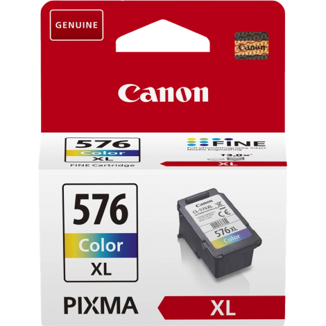 Cartouche d'encre CANON CL-576XL couleurs Haute Capacité originale - 12,6ml - 300 pages