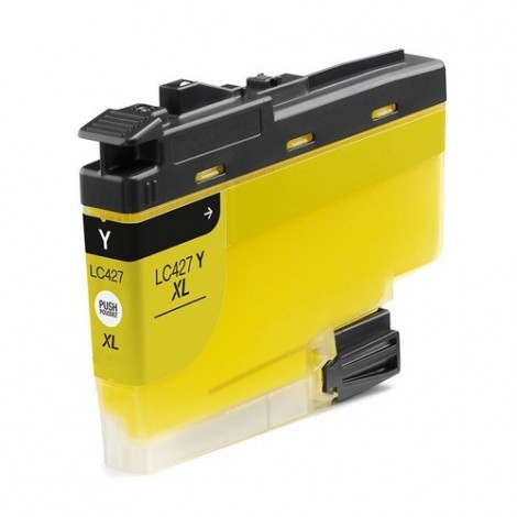 LC-427XL Jaune, Cartouche compatible BROTHER - 5000 pages