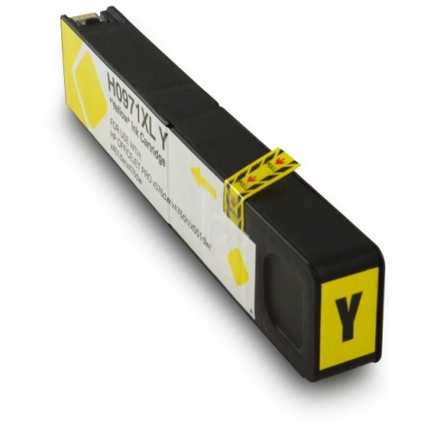 971 XL Jaune CN628AE, Cartouche compatible HP - 80.5ml - 6 600 pages