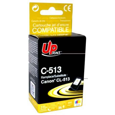 Recharge CL-513 Couleurs Uprint C-513, Cartouche rechargée CANON - 15ml
