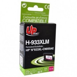 Recharge 933 XL Magenta CN055AE Uprint H-933XLM, Cartouche rechargée HP - 16ml - 825 pages