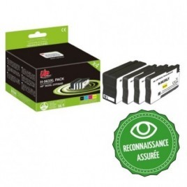 Recharge PACK HP 963 XL Noir + Cyan + Magenta + Jaune Uprint H-963XL PACK, Cartouches rechargées HP 3YP35AE