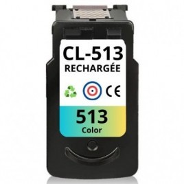 Recharge Canon CL-513 Couleurs, Cartouche compatible CANON - 14,5ml