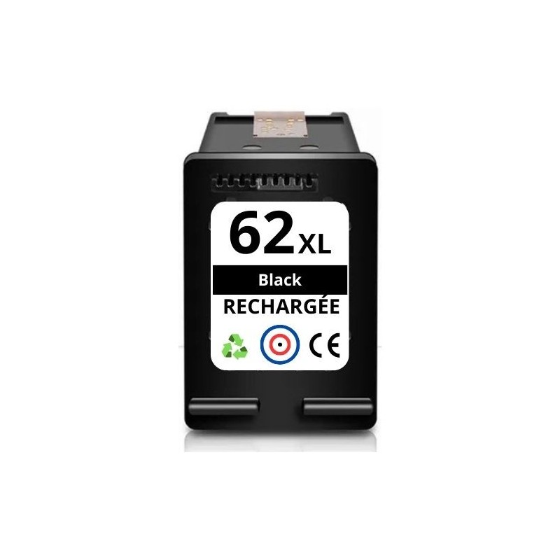 Cartouche d'Encre 62XL Noir Grande Capacité Authentique (C2P05AE) HP : la  cartouche à Prix Carrefour