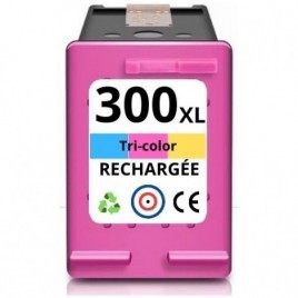 Recharge HP 300 XL Couleurs CC644EE, Cartouche compatible HP - 18ml