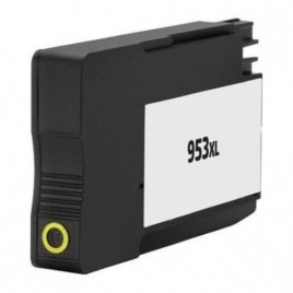 Recharge HP 953 XL Jaune F6U18AE, Cartouche compatible HP - 25ml - 1 800 pages