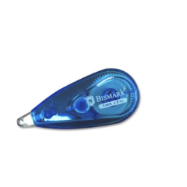 Bismark Blanc correcteur souris 5 mm x 8 m - Corps transparent coloré