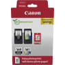 Canon PG-560/CL-561 Pack de 2 Cartouches d'Encre Originales + Papier Photo Brillant GP-501 - 3713C008