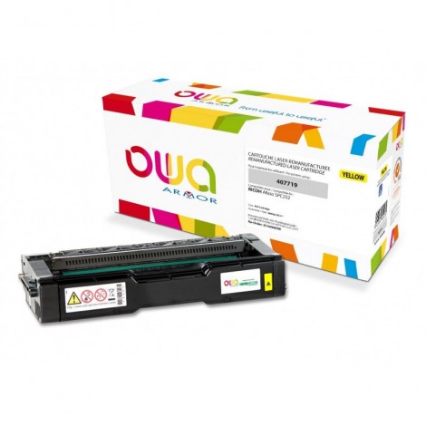 Toner ARMOR pour RICOH 407546 Jaune SP-C250 - 1 600 pages - K16092OW