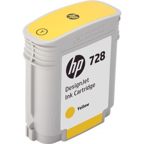 ORIGINAL HP 728 Jaune F9J61A - 40ml