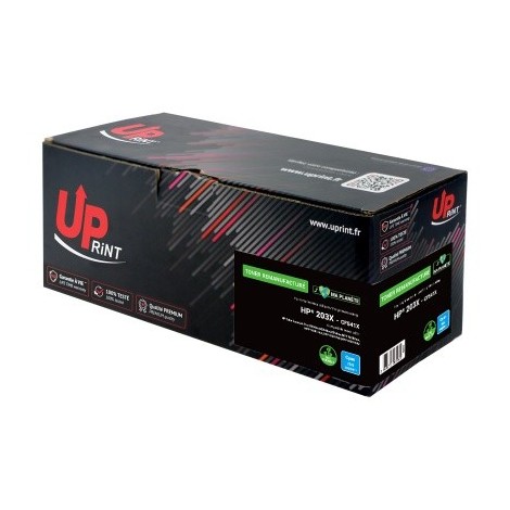 Toner Uprint H.203XC Cyan Cartouche CF541X C Remanufacturée pour Laser HP - 2600 pages