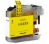 LC-223Y Jaune, Cartouche compatible BROTHER - 9ml - 550 pages