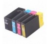 Pack PGI-1500XL Noir + Cyan + Magenta + Jaune, Cartouche compatible CANON - 1x 36ml + 4x 14ml