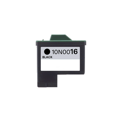 Recharge Lexmark N°16 Noir 10N0016, Cartouche compatible LEXMARK - 335 pages