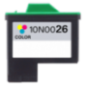 Recharge Lexmark N°26 Couleurs 10N0026, Cartouche compatible LEXMARK - 275 pages
