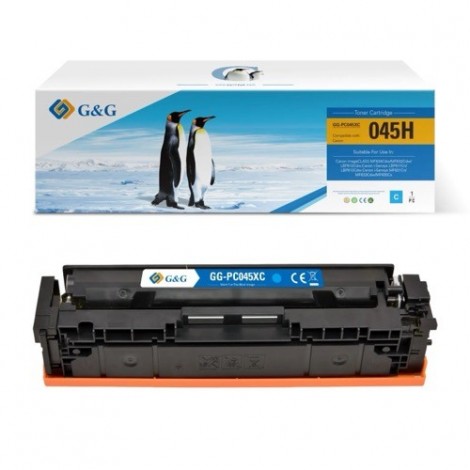 045HC - 1245C002 Cyan, Toner compatible CANON - 2 200 pages