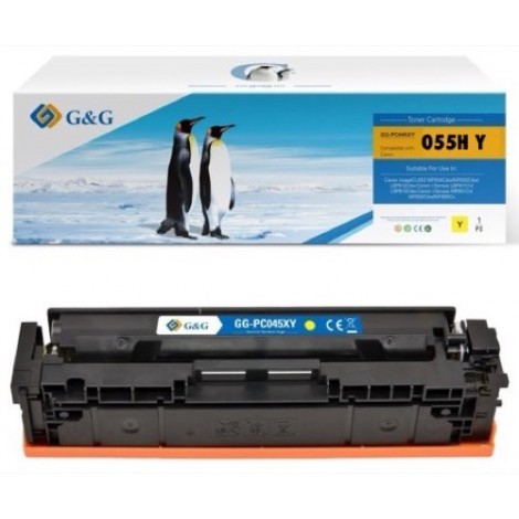 055H Y Jaune - 3017C002 - Toner compatible CANON - 5900 pages