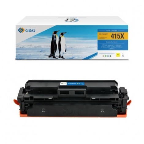 W2032X - 415X Jaune, Toner compatible HP - 6000 pages