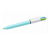 Bic 4 Couleurs Fun - Design Bleu Ciel - Stylo à bille rétractable