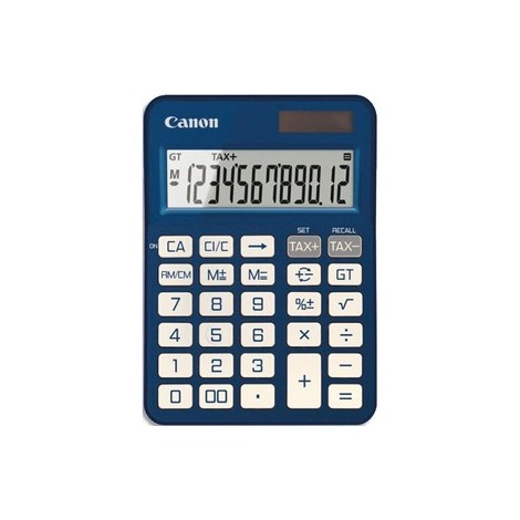 Calculatrice CANON de bureau 12 chiffres KS-125KB Bleue 6818C004