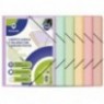 Chemise élastique Bismark A4 Kangaroo avec rabats - Couleurs pastel assorties