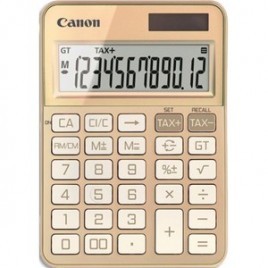 Calculatrice CANON de bureau 12 chiffres KS-125KB Or 6818C002