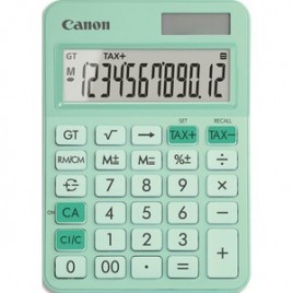 Calculatrice CANON de bureau 12 chiffres LS-125KB Vert 6819C001