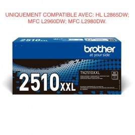 Cartouche de toner noir d'origine Brother TN-2510XXL