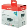 ORIGINAL Canon 1033B013 Multipack Noir(e) + Cyan + Magenta + Rouge + Vert PGI-9multi1 1033B013 - 5x 14ml - 5x 1.500 pages