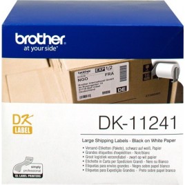 ORIGINAL Brother Etiquettes DK-11241 Envoi-étiquettes, 102x152mm blanches 200 Et./Rouleau