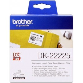 ORIGINAL Brother Etiquettes DK-22225 Étiquettes en continu, 38mm x 30,48 m