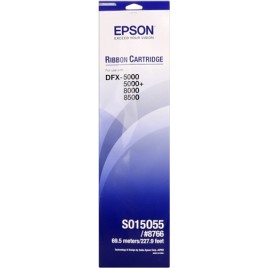 ORIGINAL Epson Ruban encreur noir C13S015055 8766 Tissu ruban couleur, 15 millions de caractères