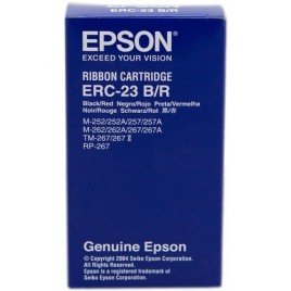 ORIGINAL Epson Ruban encreur noir/rouge C43S015362 ERC-23BR