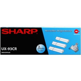 ORIGINAL Sharp Rouleau de transfert thermique UX-93CR Pack de 3