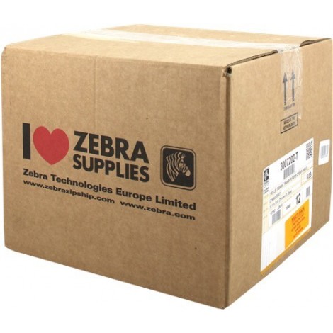 ORIGINAL Zebra Etiquettes 3007202-T 12PCK Z -Select 12 Rouleaux, 2000T, 57x51 mm, 1370 Et./Rouleau