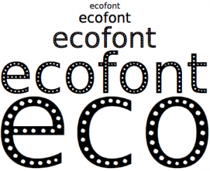 Ecofont