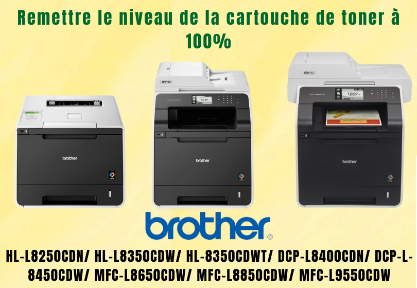 Comment resetter les cartouches de toner TN3380 de votre imprimante Brother  ? - Webcartouche